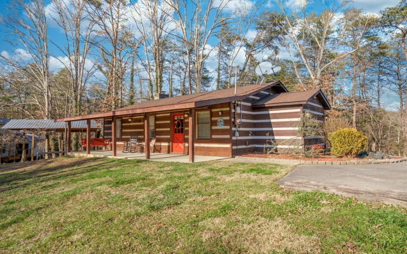 Wooded Bliss Hot Tub Single Level Cabin With No Steps Rocking Chairs And Wooded Views Pigeon Forge Dış mekan fotoğraf